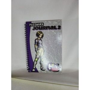 Password Journal Notebook Girltech Unused Notebook 4 x 6"